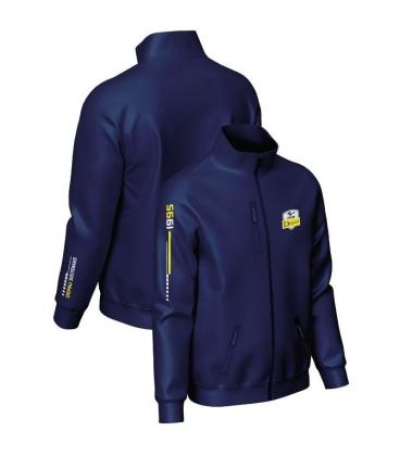 Chaqueta team depau para mujer/ talla l/ tejido soft shell repelente al agua/ forro interior de tejido polar
