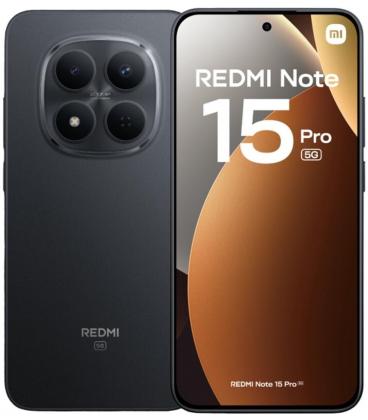 Telefono movil smartphone xiaomi redmi note 15 pro 5g - 12gb - 512gb - 6.8 pulgadas - negro