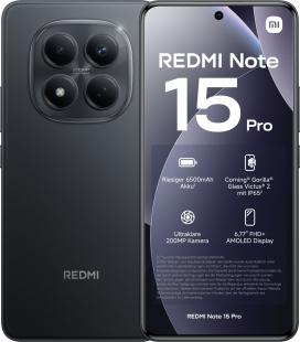Telefono movil smartphone xiaomi redmi note 15 pro - 8gb - 256gb - 6.77 pulgadas - negro