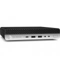 Ordenador reacondicionado mini hp elitedesk 800 g3 - i5 - 7th - 8gb - 256gb m2 - win 10 pro - sin cable trebol