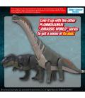 Maqueta bandai hobby plannosaurus jurassic world titanosaurus 3l
