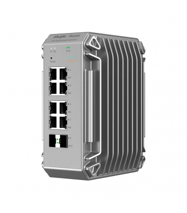 SWITCH INDUSTRIAL RUIJIE MANAGED POE 8G RJ45 2 SFP GIGABIT LAYER2