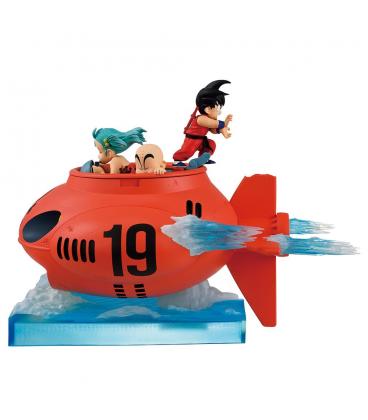 Ichibansho figure son goku & bulma & krillin (vs red ribbon army)