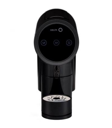 Cafetera de cápsulas delta q iconiq/ negra