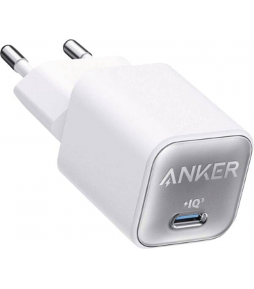 CARGADOR DE PARED ANKER NANO USB-C DE PARED 30W BLANCO
