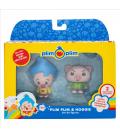 Pack de 2 figuras de plimplim gimnasta - & hoogie
