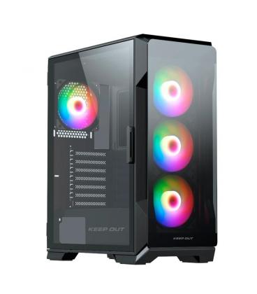 Keep out caja e-atx xc-901 pro argb type-c 3x2