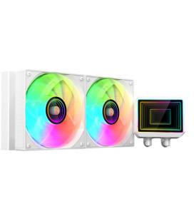 Kit refrigeracion liquida mars gaming ml - two240w argb 2x 120mm blanco