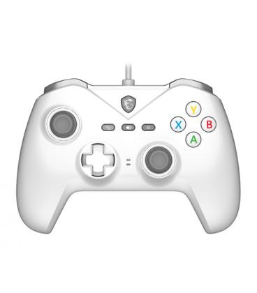 Gamepad MSI Force GC200 Blanco gatillos Hall vibración PC Android USB