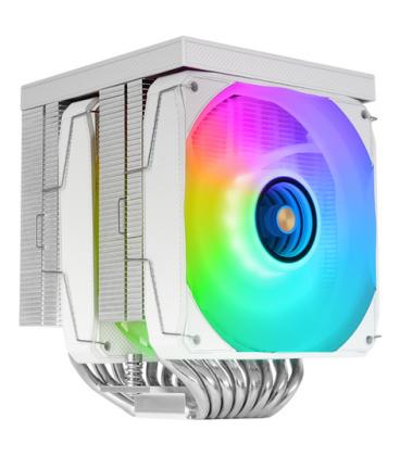 Ventilador con disipador mars gaming mcpu-lcdpro/ 12cm/ blanco