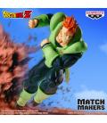 Figura banpresto dragon ball z match makers android 16(vs cell) 17cm
