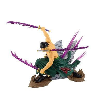 Figura banpresto one piece theorama soul roronoa zoro 21cm