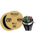 Bobina de cable rj45 ftp phasak phr 672 cat.6/ 305m/ gris