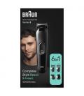 Afeitadora braun all in one 6 en 1 style kit series 3 mgk3410/ con batería/ 6 accesorios