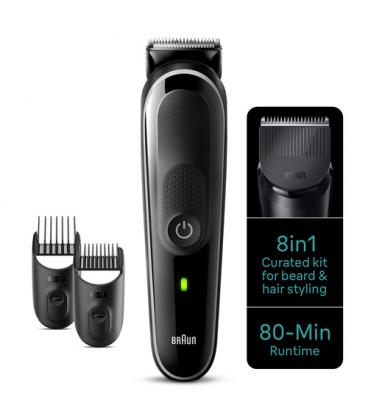 Recortadora braun all in one style kit series 3 mgk3440/ con batería/ 8 accesorios