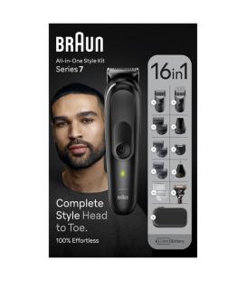 Recortadora braun serie 7 mgk7470/ con batería/ 5 accesorios