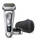Afeitadora braun series 9 9350s plata/ con batería/ 5 accesorios
