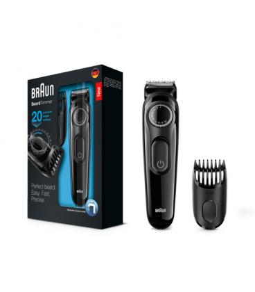 Cortabarbas braun beardtrimmer bt3022 con batería/ 3 accesorios