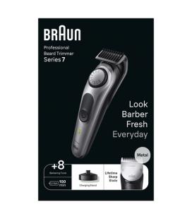Cortabarbas braun beardtrimmer 7 bt7420/ con batería/ 6 accesorios