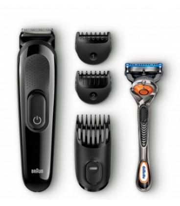 Cortapelos braun sk3000/ con batería/ 4 accesorios