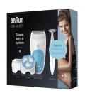 Depiladora braun silk epil series 5 5-815/ con batería/ 5 accesorios