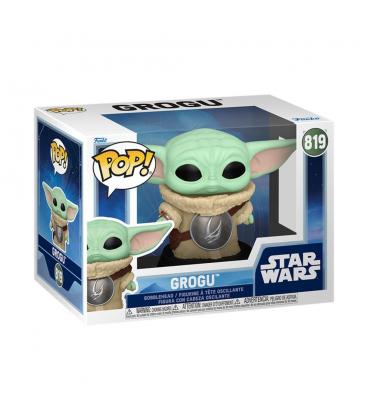 Funko pop star wars grogu with mudhorn chest armor