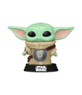 Funko pop star wars grogu with mudhorn chest armor