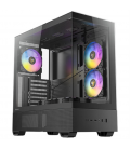 CAJA ANTEC CX705 ARGB MID-TOWER ATX PANORAMICA 270º 5XVENT 120MM PWM
