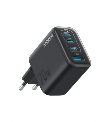 CARGADOR DE PARED ANKER ZOLO 70W 4 PUERTOS PD 3.0