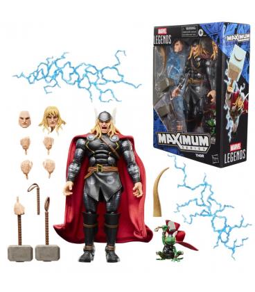 Figura hasbro marvel legends maximum series thor