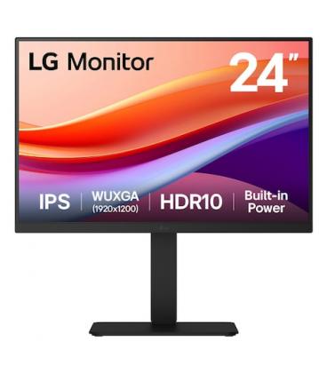 Monitor profesional lg 24ba55w-b 24'/ wuxga/ multimedia/ regulable en altura/ negro