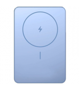 Powerbank 5000mah xiaomi super slim magnetic power bank 5000/ wireless/ azul/ incluye cable usb tipo-c