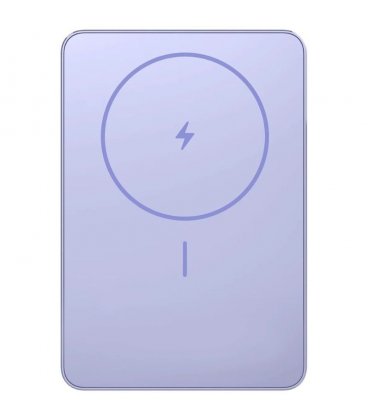 Powerbank 5000mah xiaomi super slim magnetic power bank 5000/ wireless/ púrpura/ incluye cable usb tipo-c