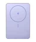 Powerbank 5000mah xiaomi super slim magnetic power bank 5000/ wireless/ púrpura/ incluye cable usb tipo-c