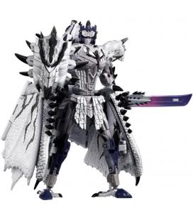 Figura hasbro transformers x monster hunter silver rathalos prime