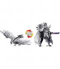 Figura hasbro transformers x monster hunter silver rathalos prime