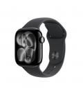 Smartwatch apple watch s11&nbsp;gps + cellular 42mm black aluminium case black sport band m - l