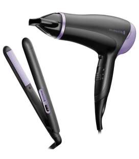 Pack secador y plancha para el pelo remington style essentials
