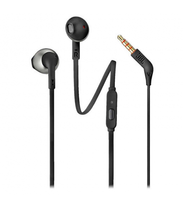 Auriculares intrauditivos jbl tune 205/ con micrófono/ jack 3.5/ negros