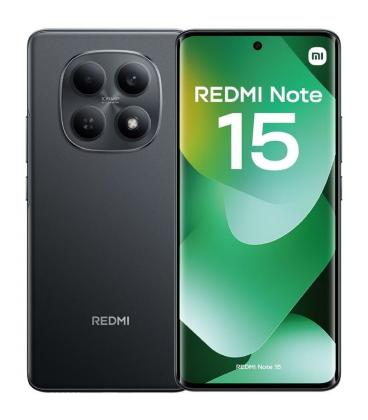 Smartphone xiaomi redmi note 15 8gb/ 128gb/ 6.77'/ negro