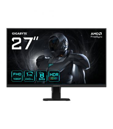 GIGABYTE GS27F2 27" Monitor de Juego FHD - 1920 x 1080, 240Hz, 1ms, 300 cd/m², FreeSync, HDR Ready, HDMI 2.0, Displayport 1.4