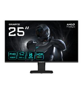 GIGABYTE GS25F14 Monitor Gaming FHD de 25” - 1920 x 1080, 144Hz, 1ms, 300 cd/m², Display HDR 10, HDMI 2.0, DisplayPort 1.2