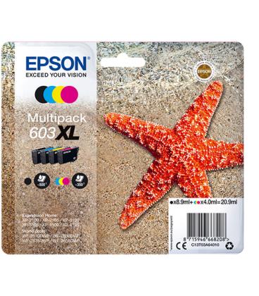 Multipack cartucho tinta epson 603xl c13t03a64020 negro - cian - amarillo - magenta - estrella de mar