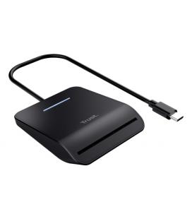 Lector de dni trust primo 26061/ usb tipo-c/ negro