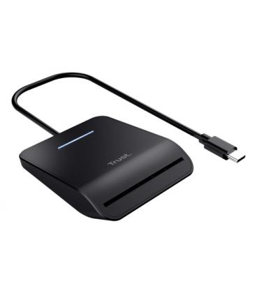 Lector de dni trust primo 26061/ usb tipo-c/ negro