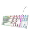 Teclado gaming trust gaming gxt 833 thado tkl 25896/ blanco