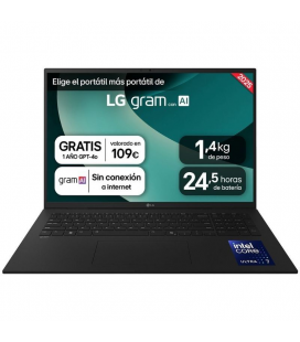 Portátil lg gram 17z90tl-g.au88b intel core ultra 7-258v/ 32gb/ 1tb ssd/ 17'/ win11