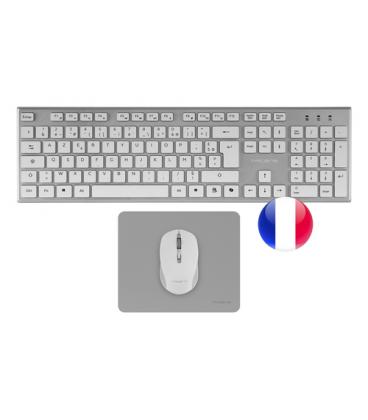 Teclado + raton tacens zenithwfr inalambrico frances + alfombrilla