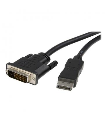Cable displayport a dvi 3m - macho - macho - negro