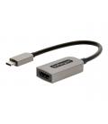 Cable usb tipo c a hdmi 4k startech 13cm - macho - hembra - gris